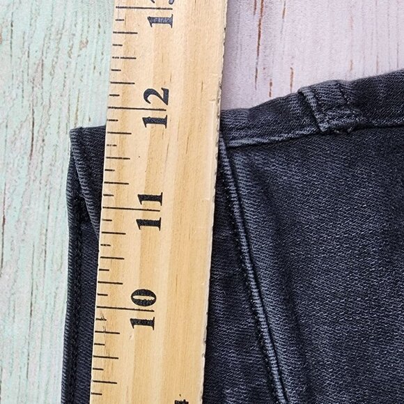 Frame Le Sylvie Slender Straight Jeans Size 25 Dark Wash Cotton/Modal Blend Deni - Picture 10 of 15
